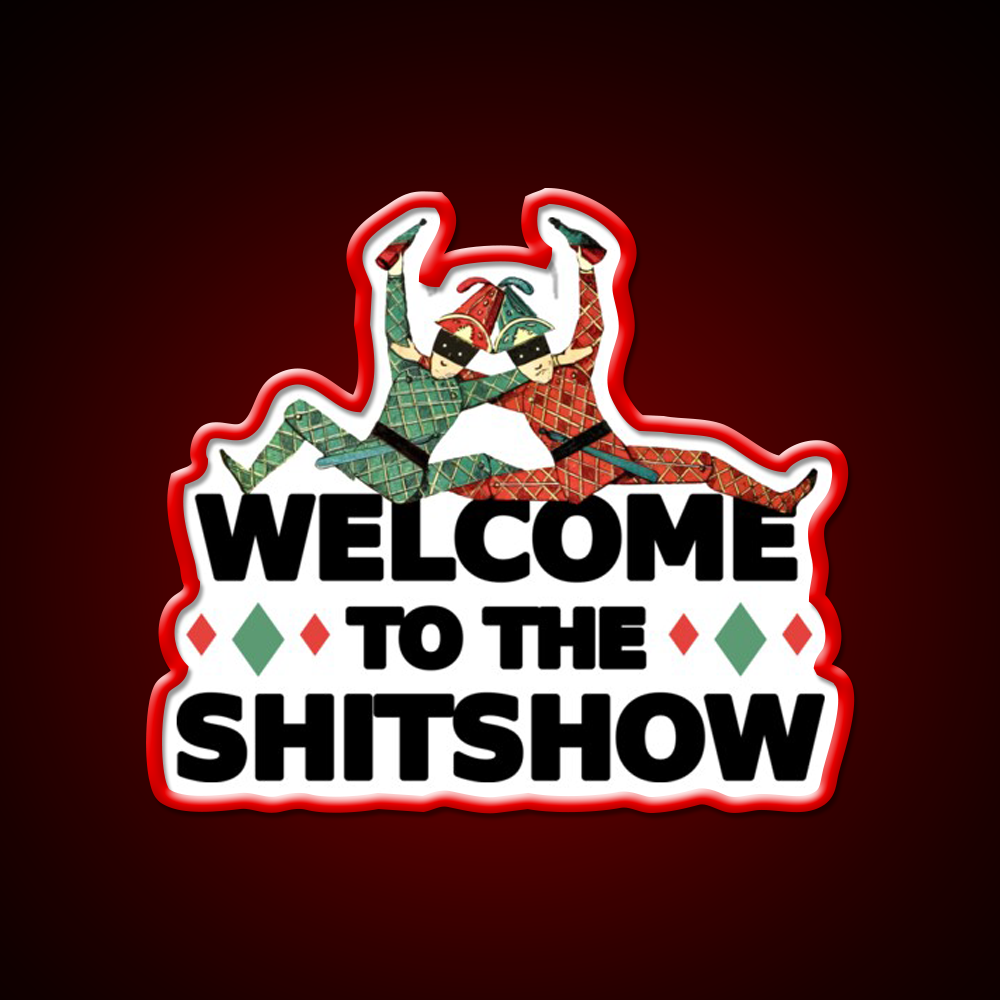 Welcome To The Shitshow Drinking Buddies Man Cave Bar Led Neon Sign Rgb Color