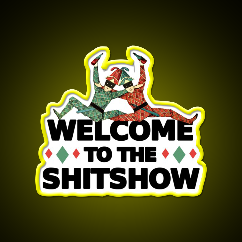 Welcome To The Shitshow Drinking Buddies Man Cave Bar Led Neon Sign Rgb Color