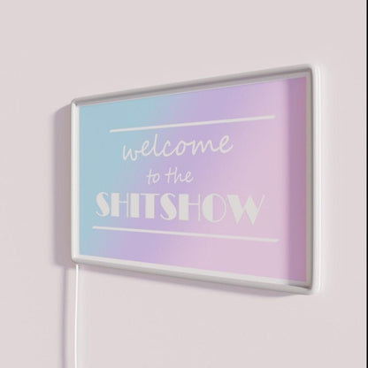 Welcome To The Shitshow Rgb Led Neon Sign Bar Decor - Shineneon