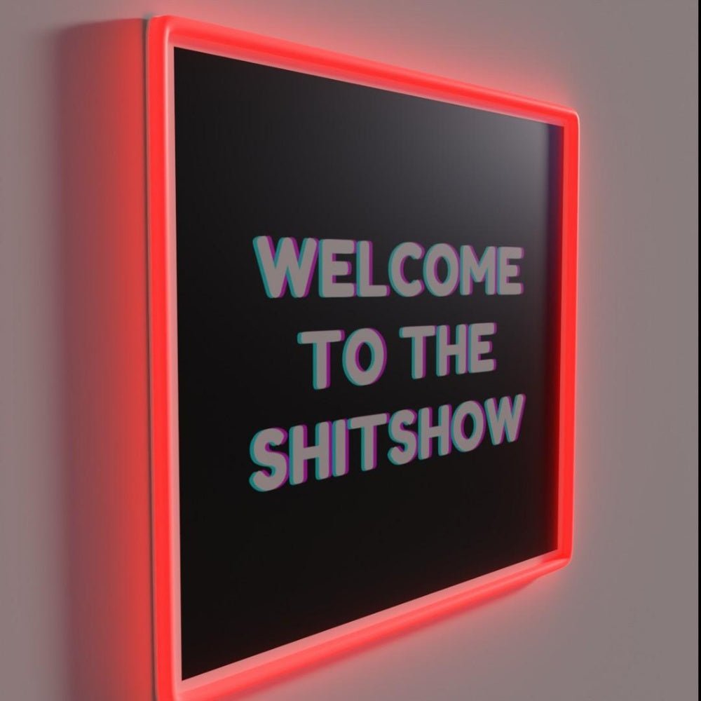 Welcome To The Shitshow Rgb Led Neon Sign Bar Wall Decor - Shineneon