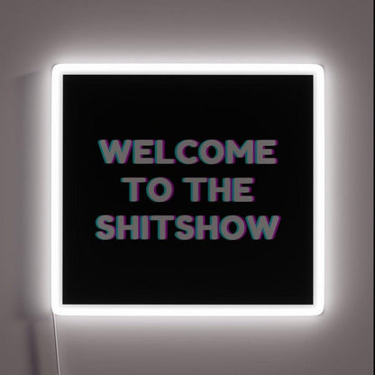 Welcome To The Shitshow Rgb Led Neon Sign Bar Wall Decor - Shineneon