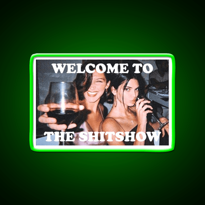 Welcome To The Shitshow Welcome Led Neon Sign Open Sign Rgb Color - Shineneon