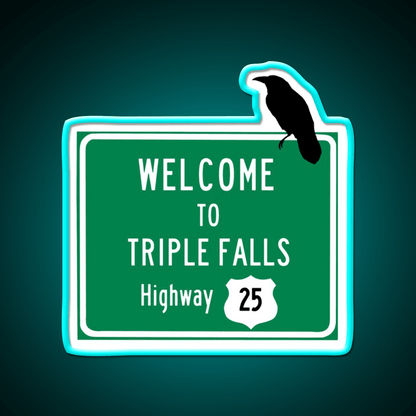 Welcome To Triple Falls Welcome Led Neon Sign Open Sign Rgb Color - Shineneon
