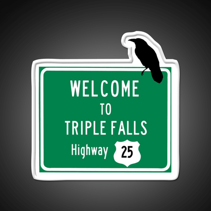 Welcome To Triple Falls Welcome Led Neon Sign Open Sign Rgb Color - Shineneon