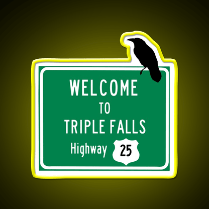 Welcome To Triple Falls Welcome Led Neon Sign Open Sign Rgb Color - Shineneon