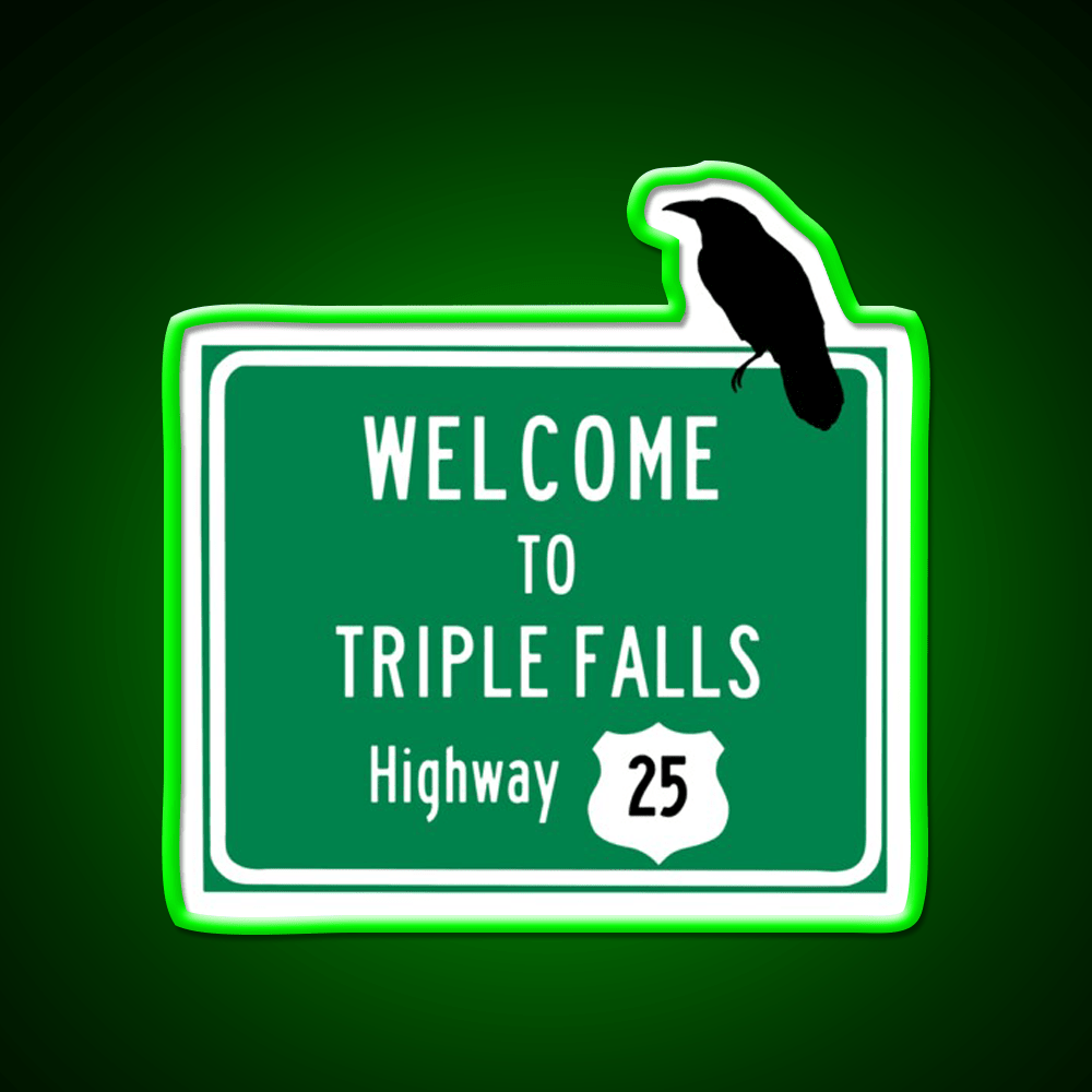 Welcome To Triple Falls Welcome Led Neon Sign Open Sign Rgb Color - Shineneon