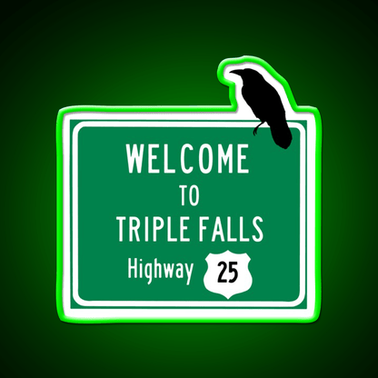 Welcome To Triple Falls Welcome Led Neon Sign Open Sign Rgb Color - Shineneon
