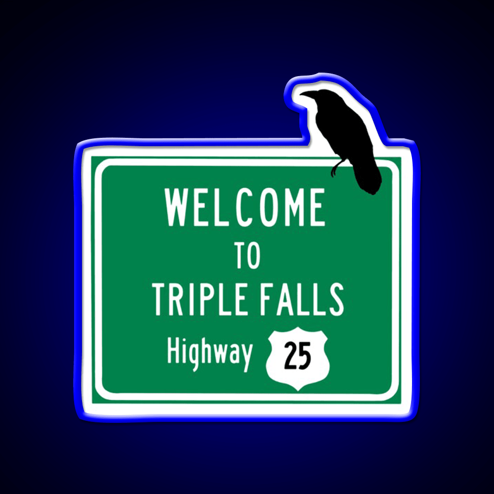 Welcome To Triple Falls Welcome Led Neon Sign Open Sign Rgb Color - Shineneon