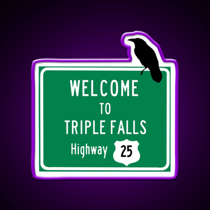 Welcome To Triple Falls Welcome Led Neon Sign Open Sign Rgb Color - Shineneon