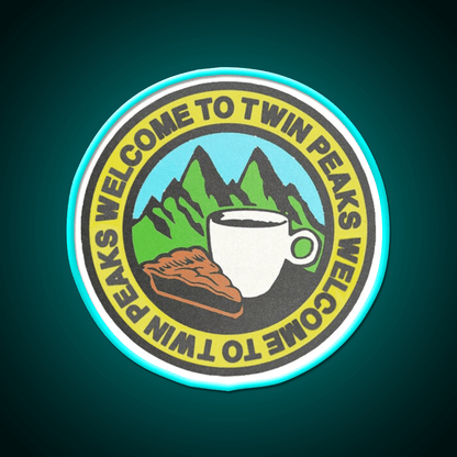 Welcome To Twin Peaks Welcome Led Neon Sign Open Sign Rgb Color - Shineneon