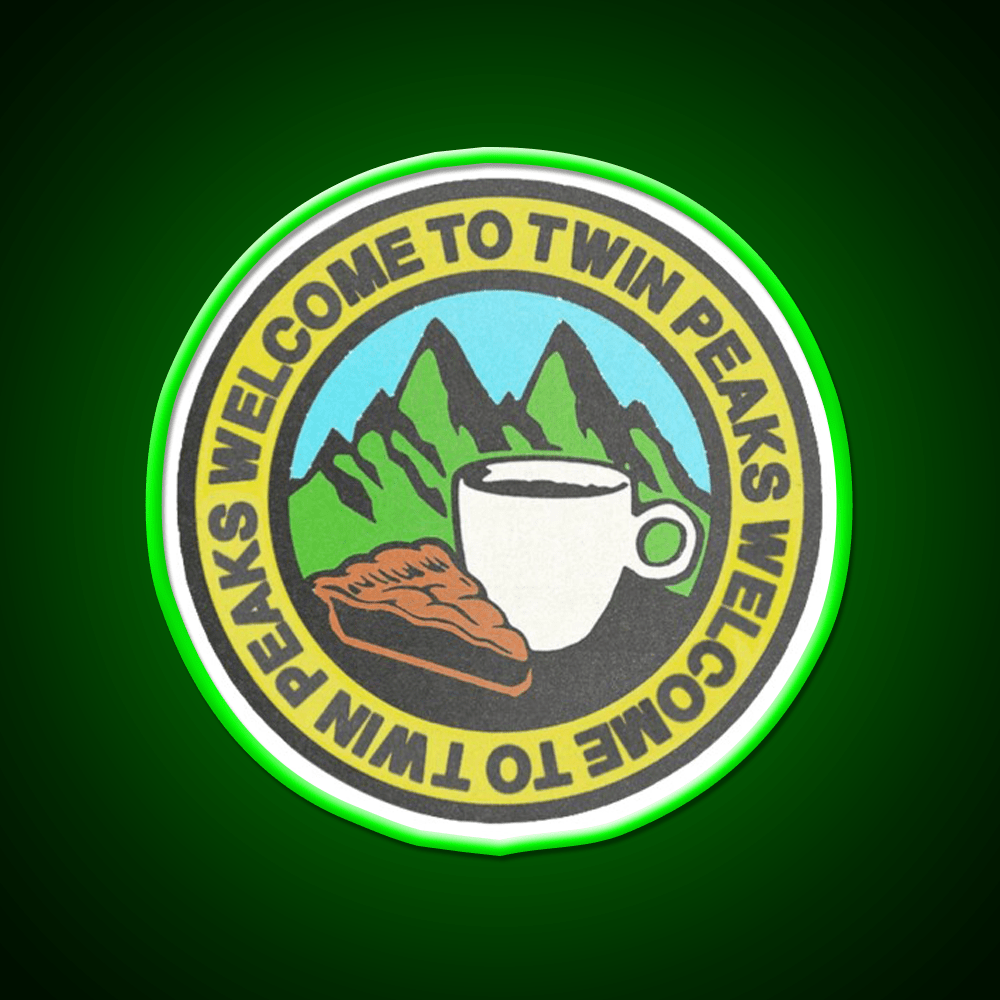 Welcome To Twin Peaks Welcome Led Neon Sign Open Sign Rgb Color - Shineneon