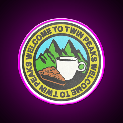 Welcome To Twin Peaks Welcome Led Neon Sign Open Sign Rgb Color - Shineneon