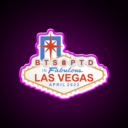 Welcome To Vegas Army Welcome Led Neon Sign Open Sign Rgb Color - Shineneon