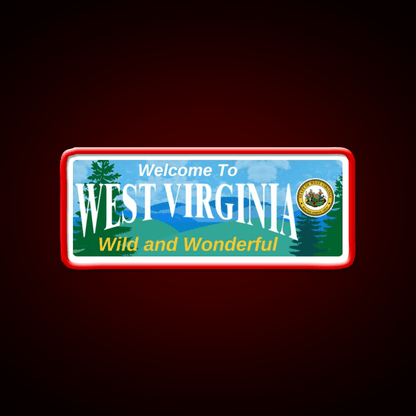 Welcome To West Virginia Welcome Led Neon Sign Open Sign Rgb Color - Shineneon