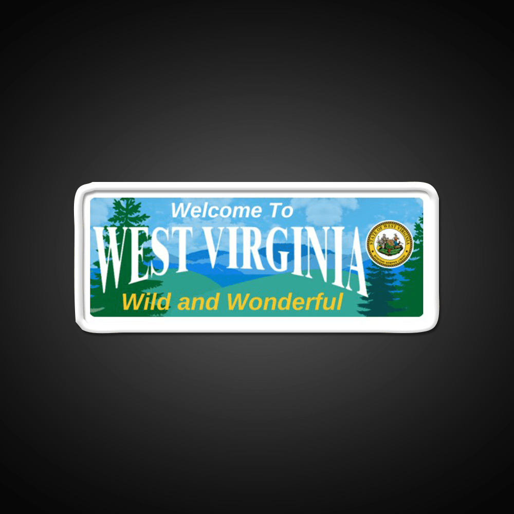 Welcome To West Virginia Welcome Led Neon Sign Open Sign Rgb Color - Shineneon