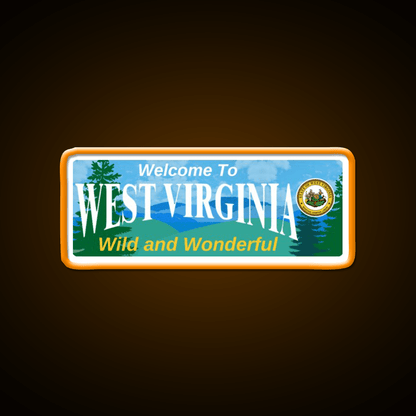 Welcome To West Virginia Welcome Led Neon Sign Open Sign Rgb Color - Shineneon