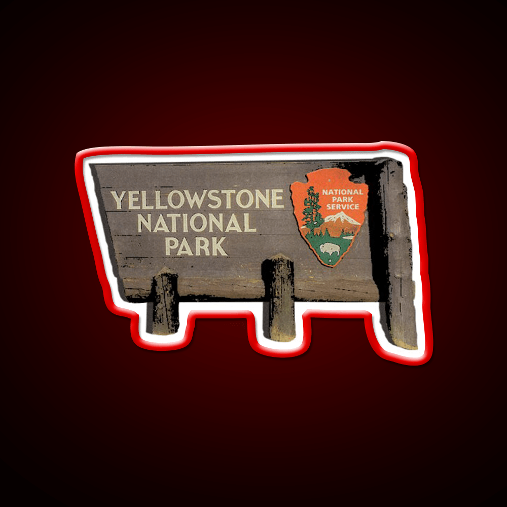 Welcome To Yellowstone Welcome Led Neon Sign Open Sign Rgb Color - Shineneon