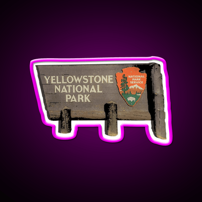 Welcome To Yellowstone Welcome Led Neon Sign Open Sign Rgb Color - Shineneon
