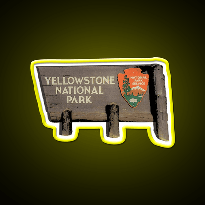 Welcome To Yellowstone Welcome Led Neon Sign Open Sign Rgb Color - Shineneon