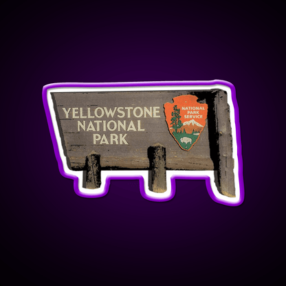 Welcome To Yellowstone Welcome Led Neon Sign Open Sign Rgb Color - Shineneon