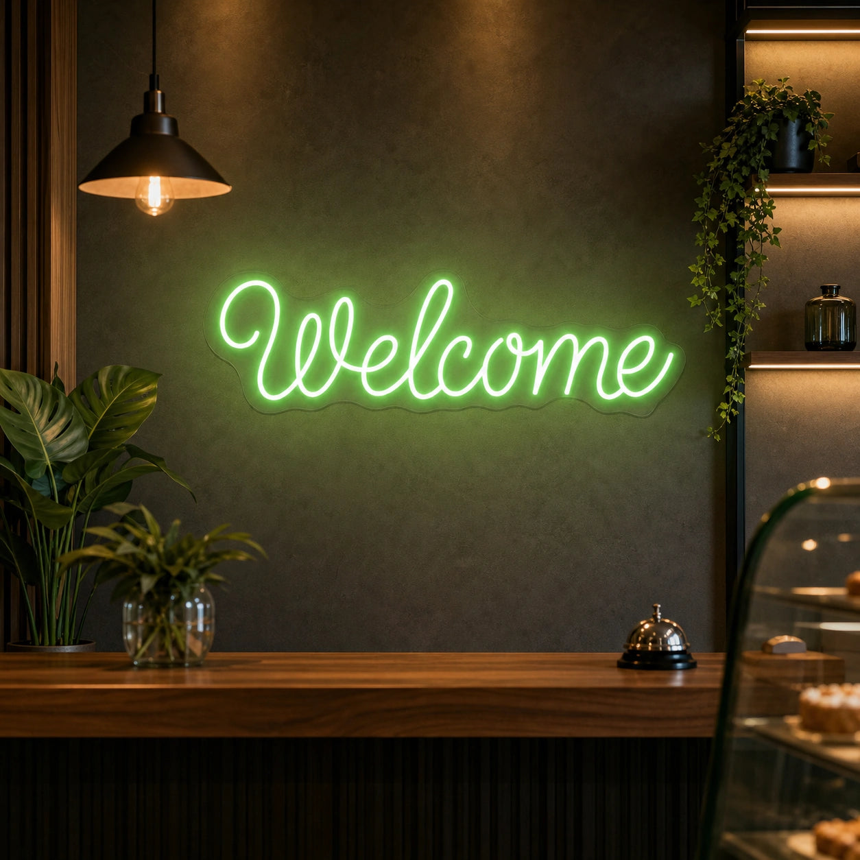 Welcome Wall Art LED Neon Sign high-converting product image