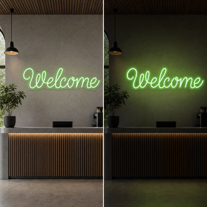 Welcome Wall Art LED Neon Sign - Shineneon