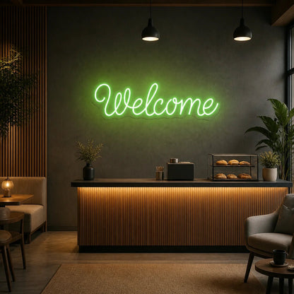 Welcome Wall Art LED Neon Sign - Shineneon