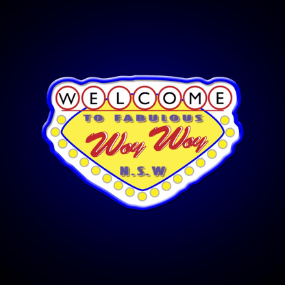 Welcome Woy Woy Sign Welcome Led Neon Sign Open Sign Rgb Color - Shineneon