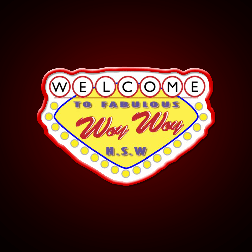 Welcome Woy Woy Sign Welcome Led Neon Sign Open Sign Rgb Color - Shineneon