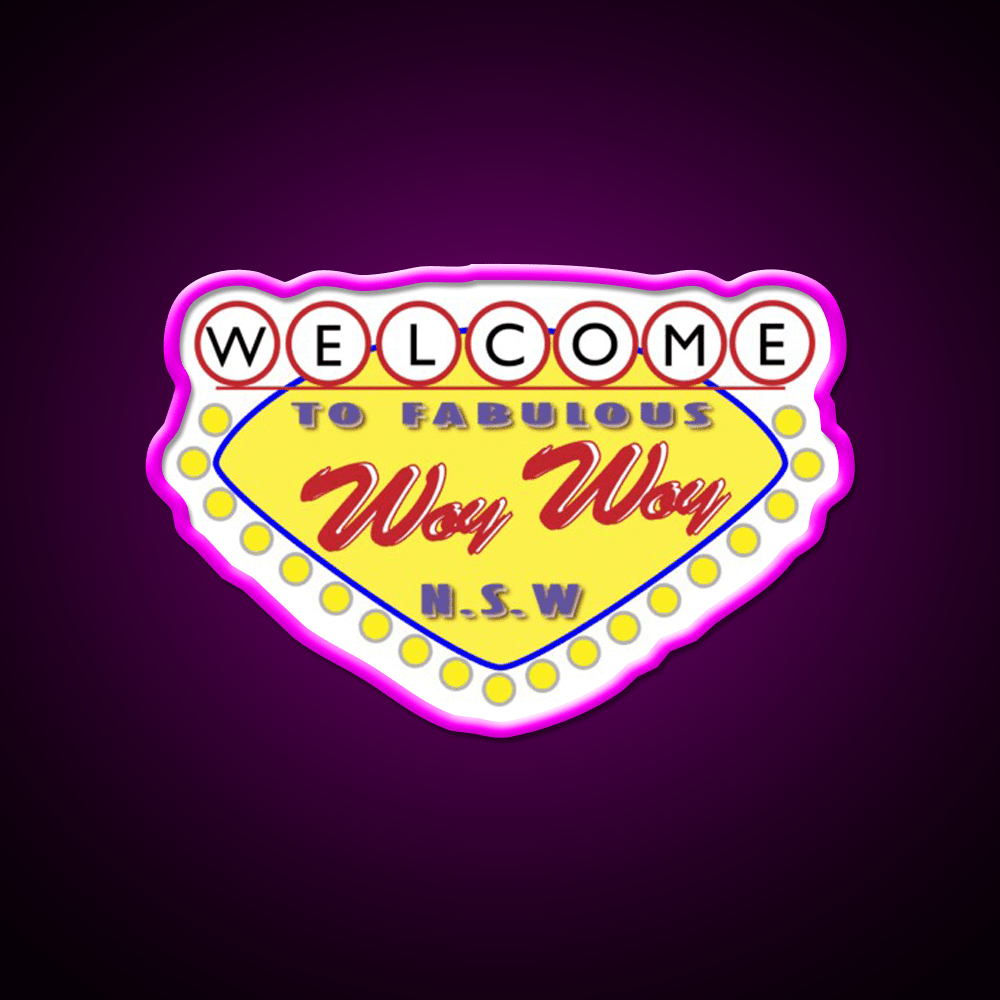 Welcome Woy Woy Sign Welcome Led Neon Sign Open Sign Rgb Color - Shineneon
