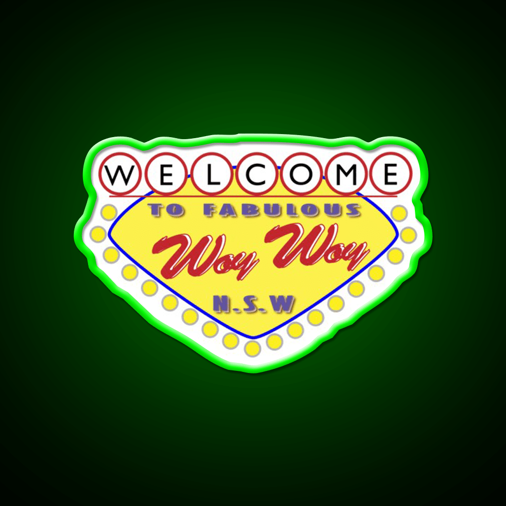 Welcome Woy Woy Sign Welcome Led Neon Sign Open Sign Rgb Color - Shineneon