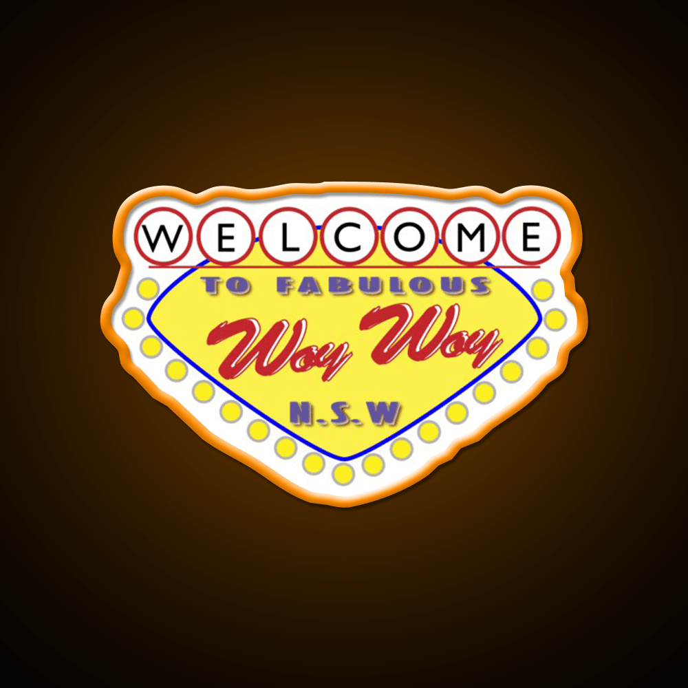 Welcome Woy Woy Sign Welcome Led Neon Sign Open Sign Rgb Color - Shineneon