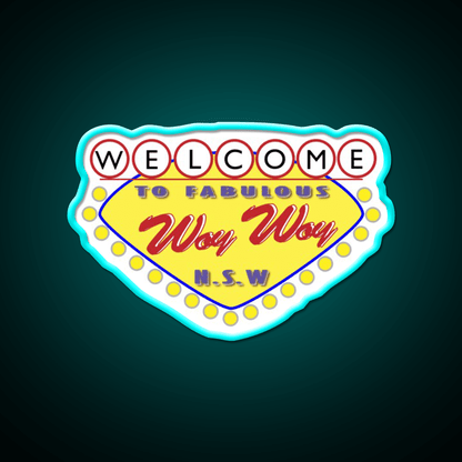 Welcome Woy Woy Sign Welcome Led Neon Sign Open Sign Rgb Color - Shineneon
