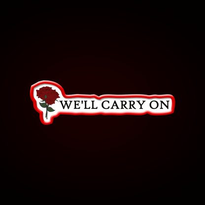 Well Carry On Mcr Welcome Led Neon Sign Open Sign Rgb Color - Shineneon