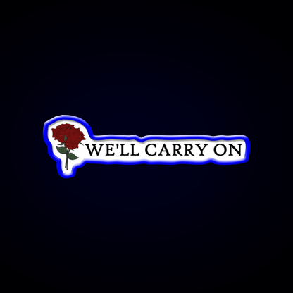Well Carry On Mcr Welcome Led Neon Sign Open Sign Rgb Color - Shineneon