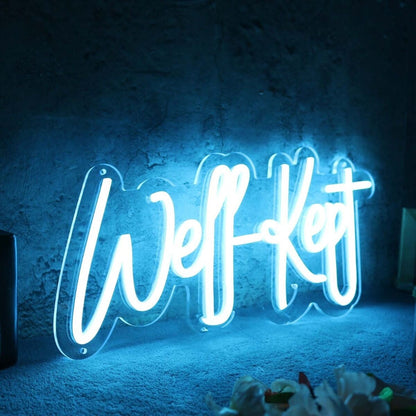 Well Kept Blue Led Neon Sign - Shineneon