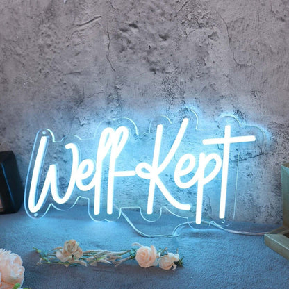Well Kept Blue Led Neon Sign - Shineneon