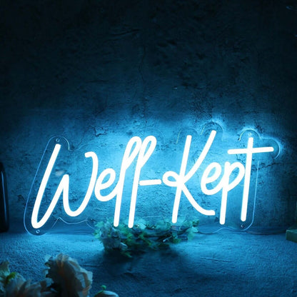 Well Kept Blue Led Neon Sign - Shineneon