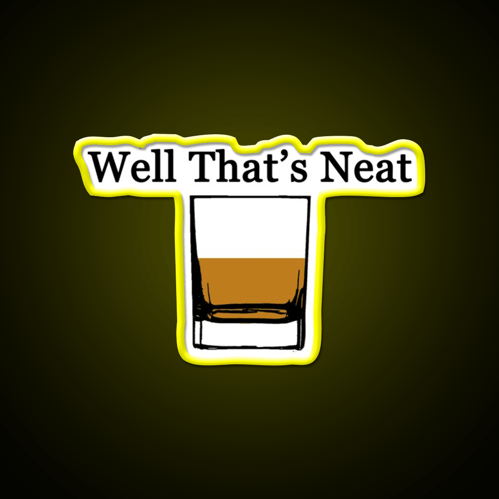 Well Thats Neat Cocktail Bar Decor Led Neon Sign Rgb Color - Shineneon