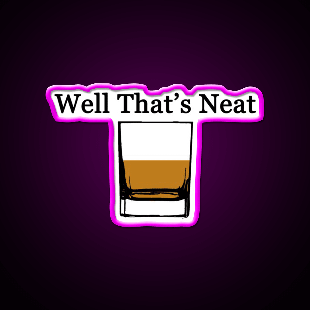 Well Thats Neat Cocktail Bar Decor Led Neon Sign Rgb Color - Shineneon