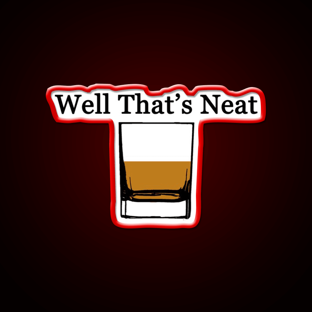 Well Thats Neat Cocktail Bar Decor Led Neon Sign Rgb Color - Shineneon