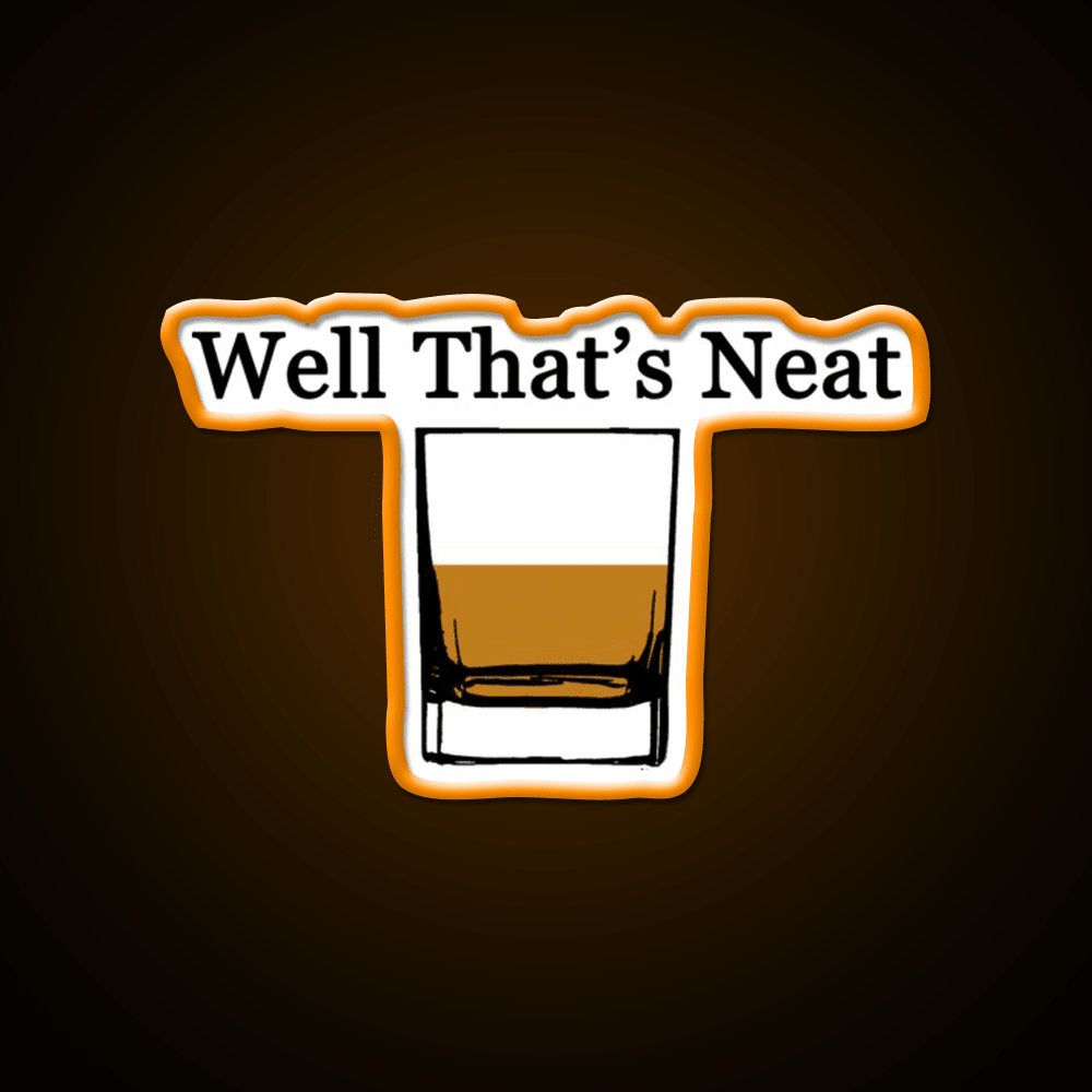 Well Thats Neat Cocktail Bar Decor Led Neon Sign Rgb Color - Shineneon