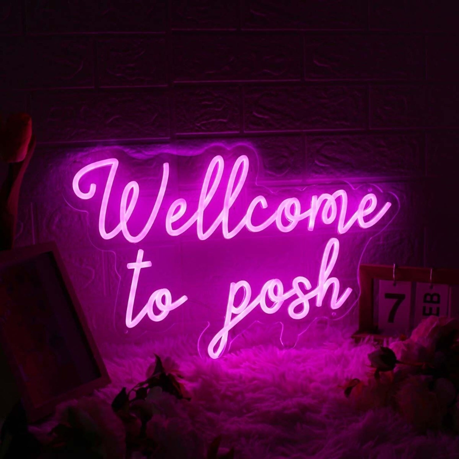 Wellcome To Posh Pink Led Neon Sign - Shineneon
