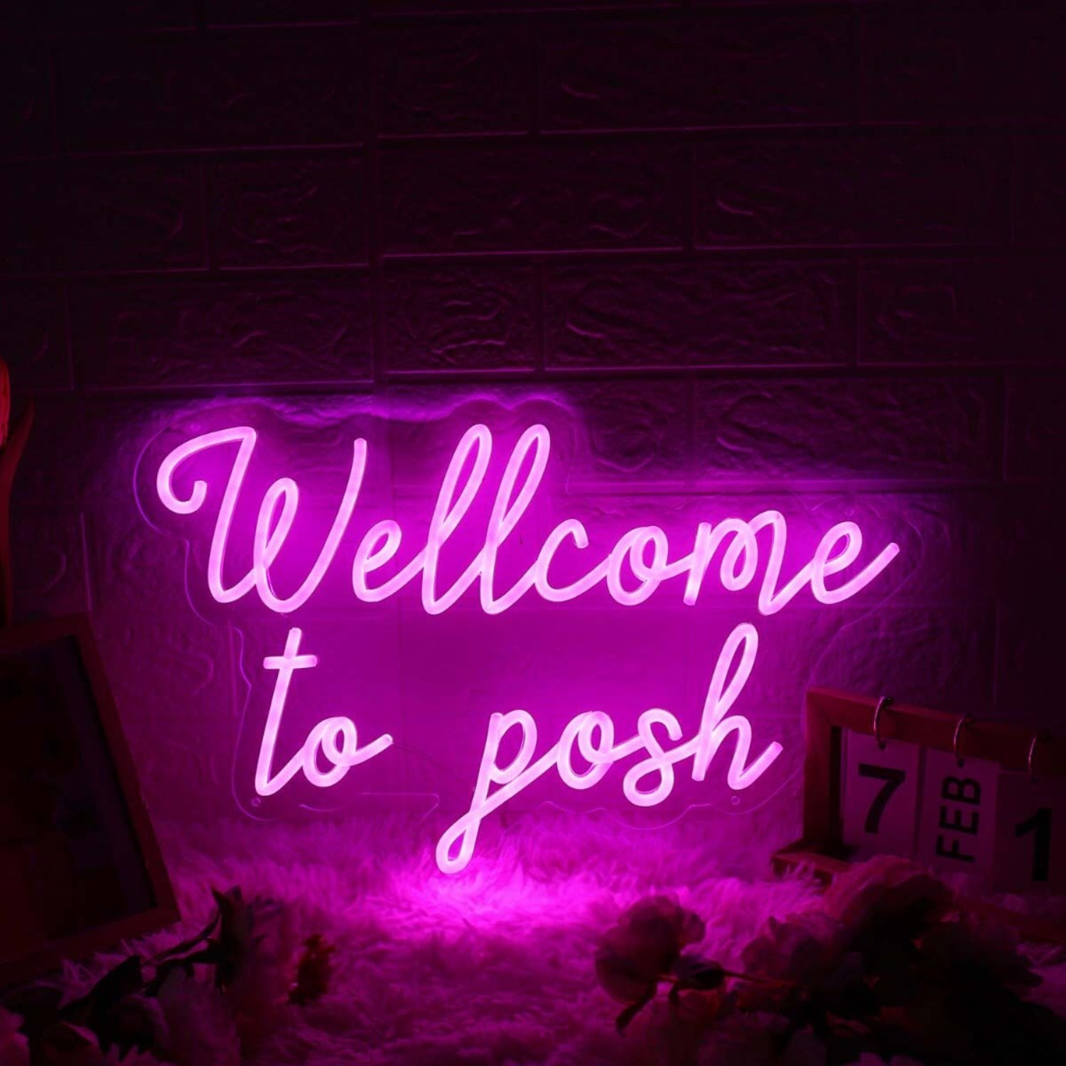 Wellcome To Posh Pink Led Neon Sign | Shineneon