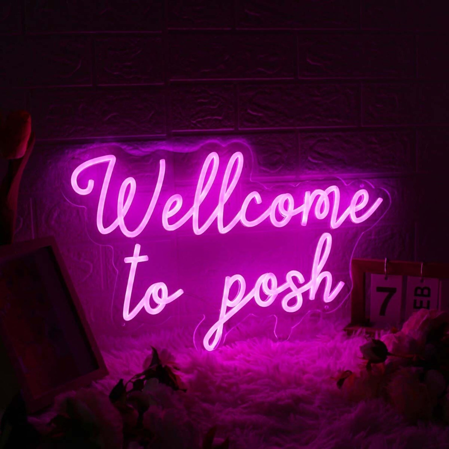 Wellcome To Posh Pink Led Neon Sign | Shineneon
