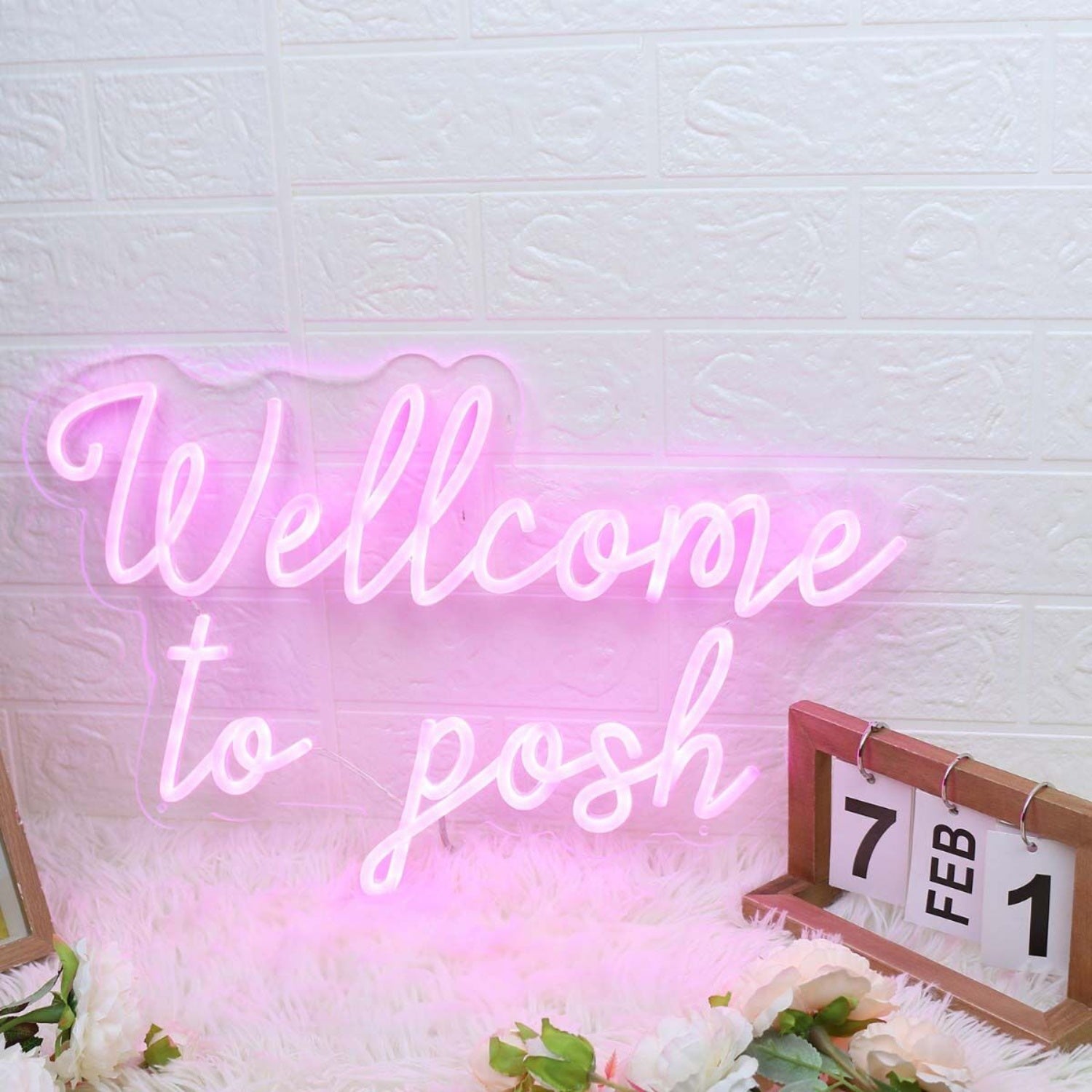 Wellcome To Posh Pink Led Neon Sign | Shineneon