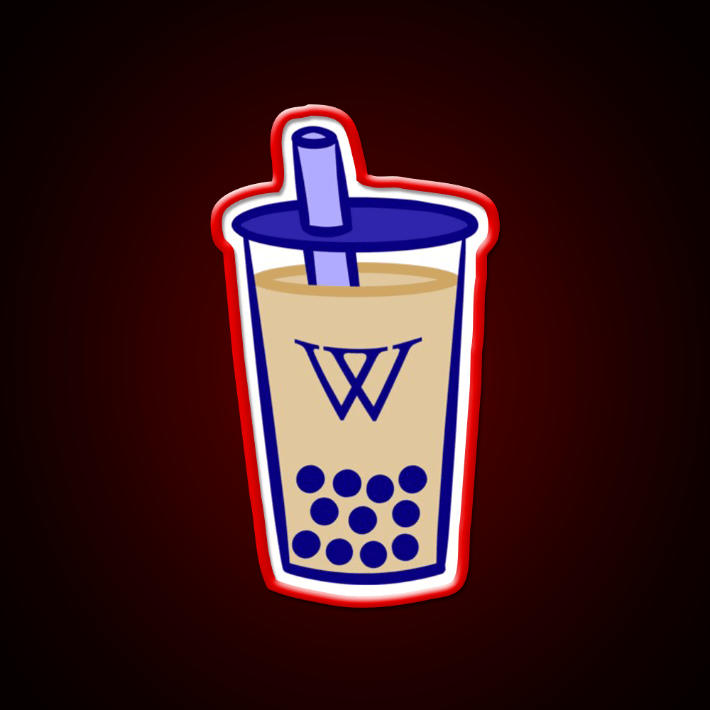 Wellesley Bubble Tea Milk Tea Snack Food Led Neon Sign Rgb Color - Shineneon