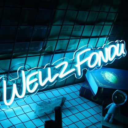 Wellz Fondu Led Neon Sign - Shineneon