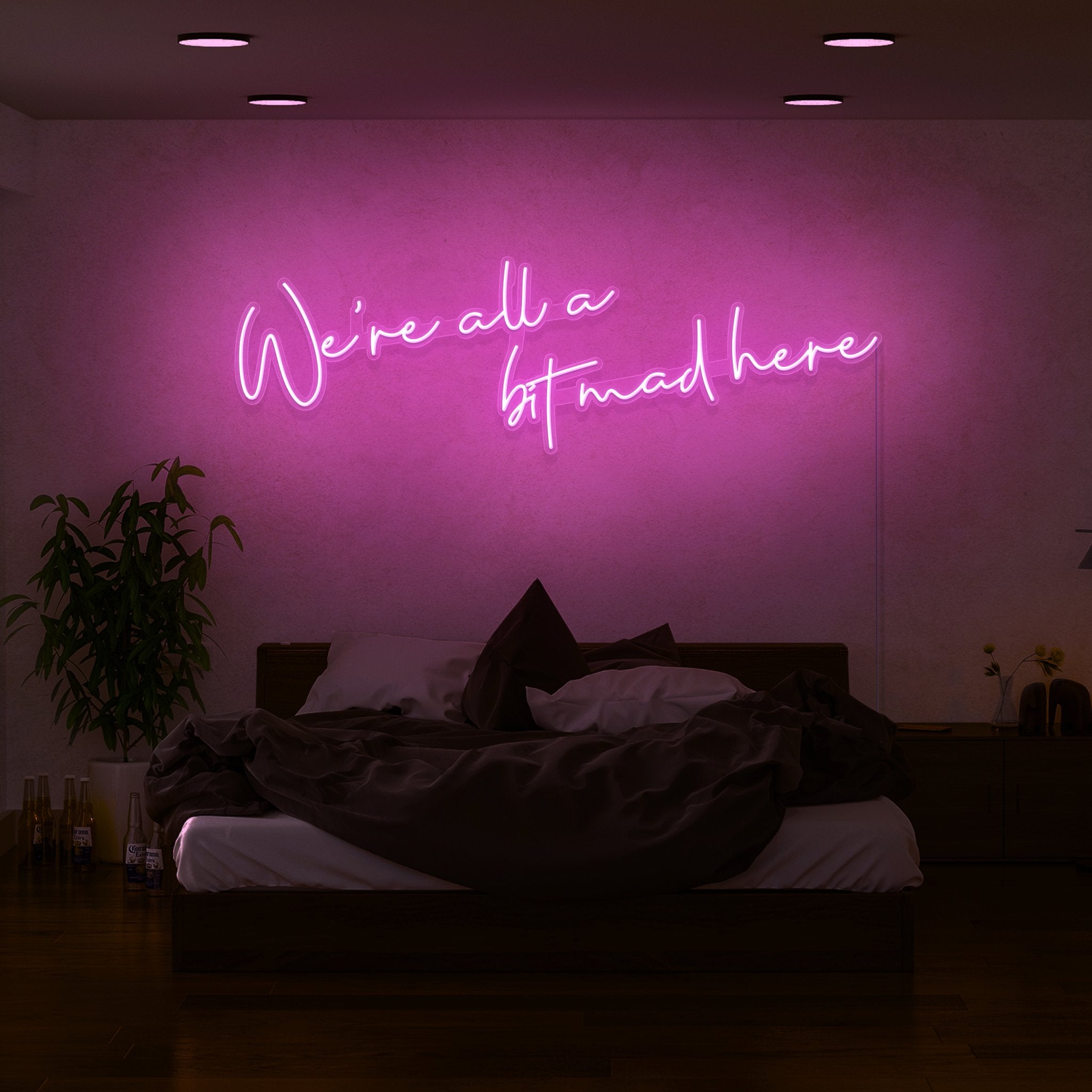 Were All A Bit Mad Here Led Neon Sign | Shineneon