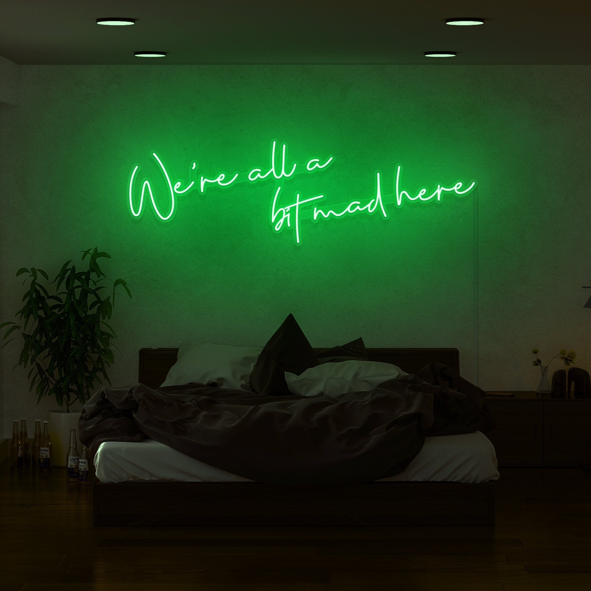 Were All A Bit Mad Here Led Neon Sign | Shineneon